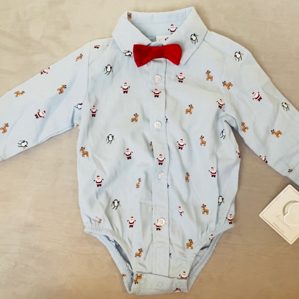 Christmas themed boys onsie